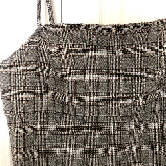 Garage Plaid Mini Dress Size L - Picture 4 of 6